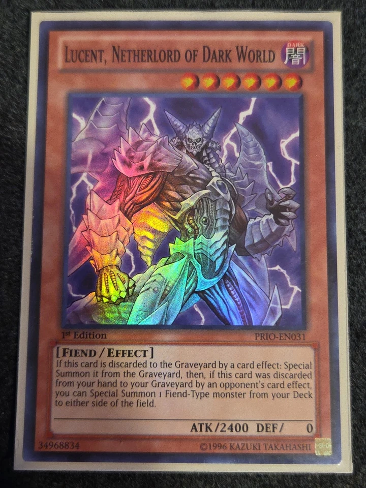 Lucent, Netherlord of Dark World PRIO-EN031 Super Rare 1st Edition LP - Image 1 of 1