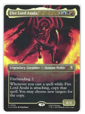 Fire Lord Azula (0334) (Borderless) Avatar: The Last Airbender Regular - Image 1 of 2