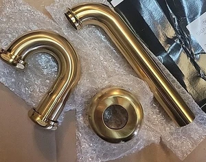 Signature Hardware 1/4" P-Trap mit High Box Flansch SH362BG - Bild 1 von 9