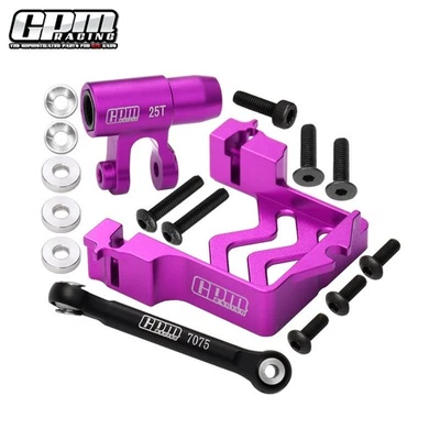GPM Alloy Servo Mount + Tie Rod + 25T Servo Horn Set TRAXXAS 1/5 X-Maxx XRT 8S - Image 1 of 4