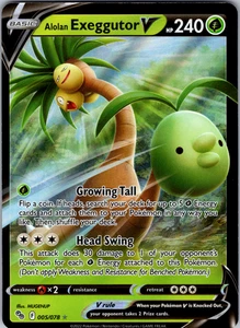 Alolan Exeggutor V 005/078 SWSH: Pokemon Go Ultra Rare - NM - Picture 1 of 2