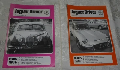 Vintage Lot of 2 Jaguar Driver Magazines – March/April 1975 - Image 1 of 4