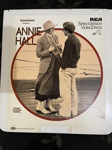 Annie Hall (1977) CED Video Disc UA Comedy Romance Woody Allen Diane Keaton - Picture 1 of 2