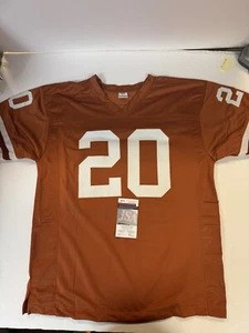 Earl Campbell Signed Texas Longhorn custom Orange Jersey w/ 77 HT & JSA COA - Picture 1 of 6