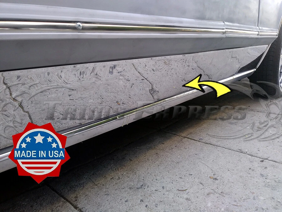 Ford LTD Crown Victoria 1980-1991 panel basculante de acero inoxidable moldura 6" 12 piezas FL Foto 1 de 4