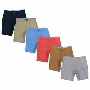 Pantalones Cortos Tommy Hilfiger Para Hombre Calce Clásico Informal Cremallera Variedad A3 - Imagen 1 de 6