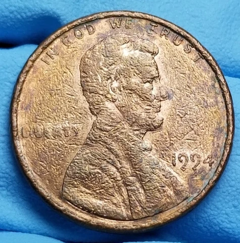 1994 HEAVY GREASE STRIKE THROUGH  Lincoln Memorial Penny RB 1c Cover