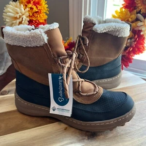 Baretraps Alta Damen-Schneestiefel Kunstfell Größe 9M braun wasserdicht MANGEL - Bild 1 von 12