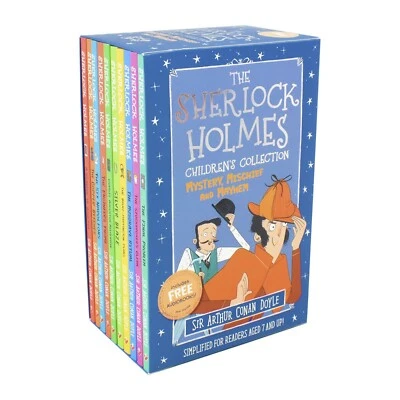 The Sherlock Holmes Children's 10 Books (Series 2) by Sir Arthur Conan Doyle- PB Foto 1 de 4