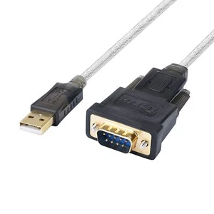 DTech Serial Cable to USB Adapter DB9 Male RS232 Port Supports Windows 11 10 ... - Picture 1 of 7