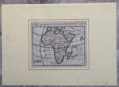 Carte Géographique Afrique d'après Guillaume Delisle Académie royale de Science - Photo 1/4
