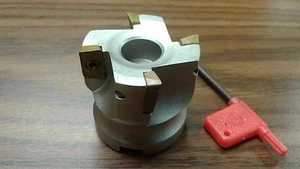 Molino de carcasa facial indexable de 2" 90 grados, fresado de cara cortador APKT #Z-2526-4015 - Imagen 1 de 3