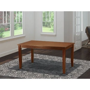 East West Furniture Dudley Rectangular Dining Table 36"x60" in Mahogany Finish - Picture 1 of 3