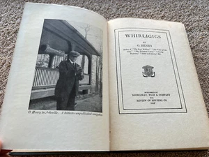 Whirligigs by O. Henry Vintage 1913 Review of Reviews Co. Hardback Book (L2) - Picture 1 of 7