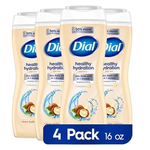 Dial Exfoliate Restore Cocoa Butter Duschgel 16 Oz 4er Pack Tiefenreinigung - Bild 1 von 9