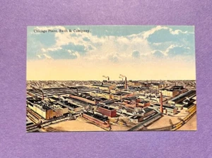 Chicago Plant, Swift & Company, postal industrial histórica, principios del siglo XX - Imagen 1 de 2