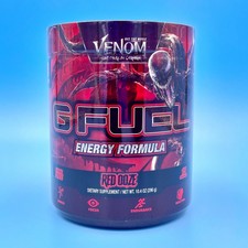 G Fuel Venom Let There Be Carnage Red Ooze Sour Black Cherry Tub Energy Formula