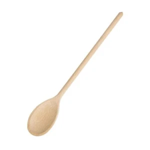 Nisbets Essentials Durable Wooden Spoon - Heat Resistant Kitchen Tool - 300 mm - Picture 1 of 5