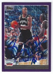 SEAN ELLIOTT SAN ANTONIO SPURS SIGNED CARD DETROIT PISTONS ARIZONA WILDCATS - Picture 1 of 1