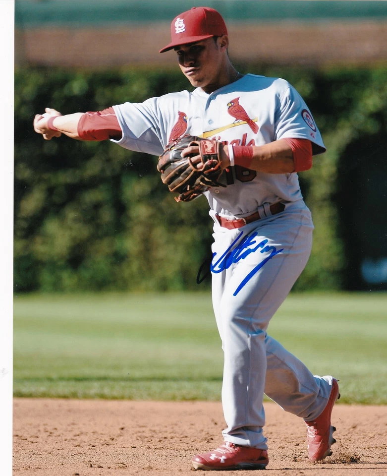 KOLTEN WONG ST. LOUIS CARDINALS ACCIÓN FIRMADA 8x10 Foto 1 de 1