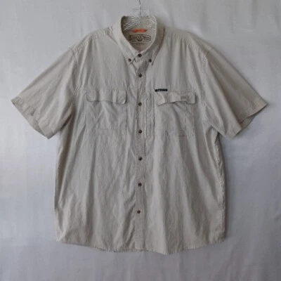 Camisa Field & Stream Para Hombres XL Tostada Original Equipador Pesca Manga Corta Camisa Foto 1 de 4