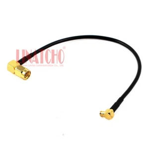 RG174 20CM Ángulo Recto MCX macho a ángulo recto SMA macho antena puente cable - Imagen 1 de 3