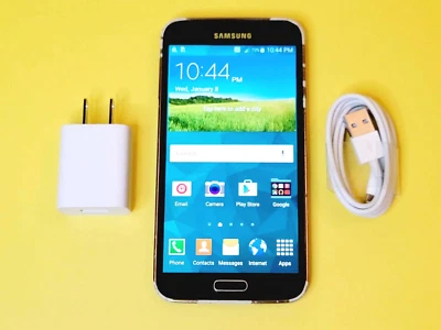 SAMSUNG GALAXY S5 SM-G900T 16GB UNLOCKED CELL PHONE ROGERS KOODO TELUS BELL 4G - Image 1 of 4