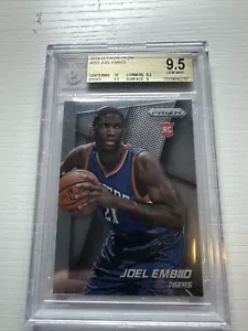 joel embiid panini prizm rookie bgs 9.5 - Picture 1 of 10