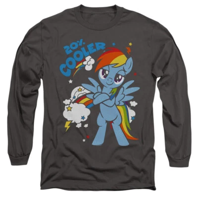 MY LITTLE PONY TV 20 PERCENT Licensed Adult Men's Long Sleeve Tee Shirt SM-3XL - Image 1 of 2
