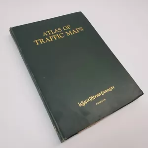 Atlas of Traffic Maps (hardcover) 1924 La Salle Extension University CHICAGO - Picture 1 of 22
