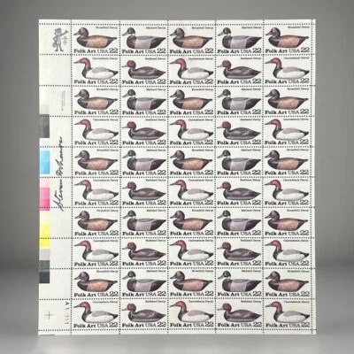 Scott 2138-41 “Duck Decoys” Signed By Artist Stevan Dohanos - Image 1 of 2