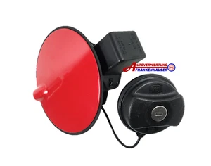 Opel Corsa D Tapa Del Depósito Tankdeckel Cierre Tanque Rojo 13183306 13242867 - Imagen 1 de 2