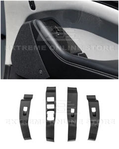 Ford Mustang Mach-E 21-Up | Cubierta de moldura de elevación de ventana de puerta INTERIOR de fibra de carbono - Imagen 1 de 24