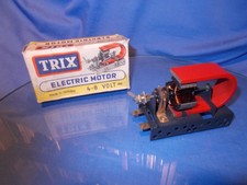 Alter Elektro-Motor für Trix-Metallbaukasten....ladenneu....60er Jahre