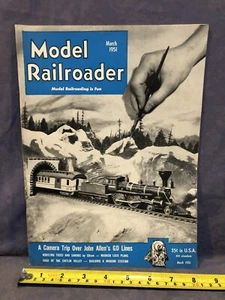 Model Railroader March 1951 "A Camera Trip Over John Allen's GD Lines" - Picture 1 of 4