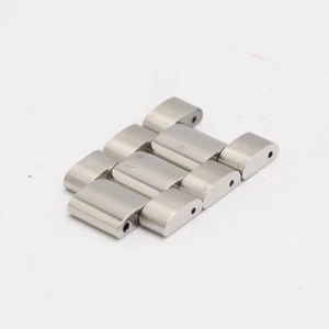 Hamilton Genuine 3 Links Khaki Pilot H764550 Men Watch Band Bracelet Silver 20mm - Picture 1 of 6