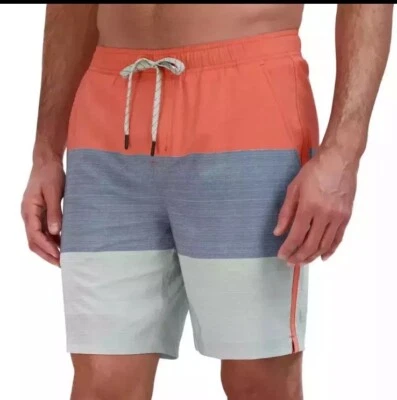 Eddie Bauer Swim Men's Volley Swim Trunk Shorts, Blue, Medium - Image 1 of 4