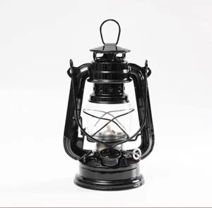 Nice Retro Oil Lantern Outdoor Camp Kerosene Paraffin Hurricane Lamp Black - Picture 1 of 2