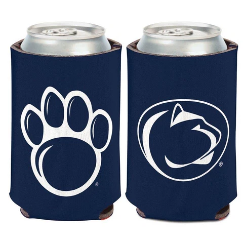 Penn State Nittany Lions 12oz Two Sided Can Cooler [NEW] NCAA Coozie Koozie Beer Cover