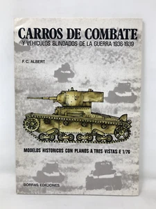 Carros De Combate Spanish Espanol Military WWII Book - Picture 1 of 10