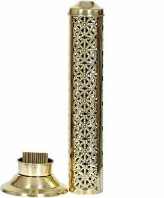 Handmade Brass Incense Holder Agarbatti Stand Safety Burner Holder Ash Catcher - Image 1 of 4
