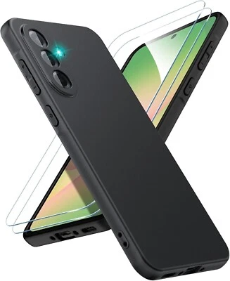 COVER per SAMSUNG GALAXY A56 5G Custodia tpu Matte Opaco + Pellicola VETRO