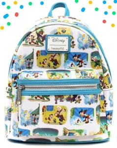 Loungefly Disney Pinocchio Little Golden Book Scenes AO Mini Backpack NWT &Wrap - Picture 1 of 5