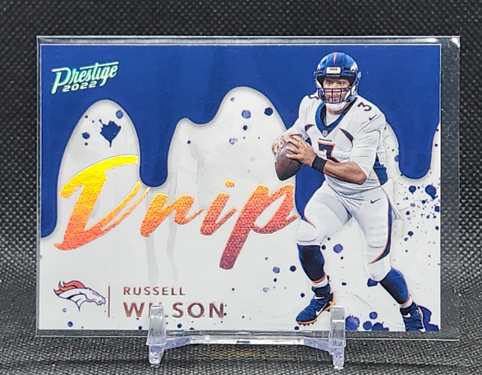 2022 Panini Prestige Russell Wilson Drip Insert #ND-6, Case Hit, SSP