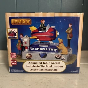 Lemax Rocket Ride The Space Ship Carnival Village #14341 RARE Brand New *READ - Picture 1 of 9