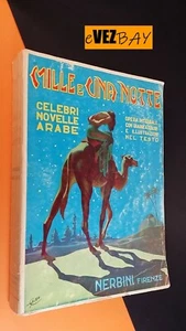 MILLE E UNA NOTTE - Celebri Novelle Arabe - Ed. NERBINI Firenze - LIBRO VINTAGE - Picture 1 of 10