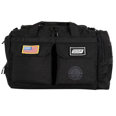 Serious Steel Fitness Duffel Bag | Heavy Duty 1000D Nylon Gym Bag or Backpack - Image 1 of 4