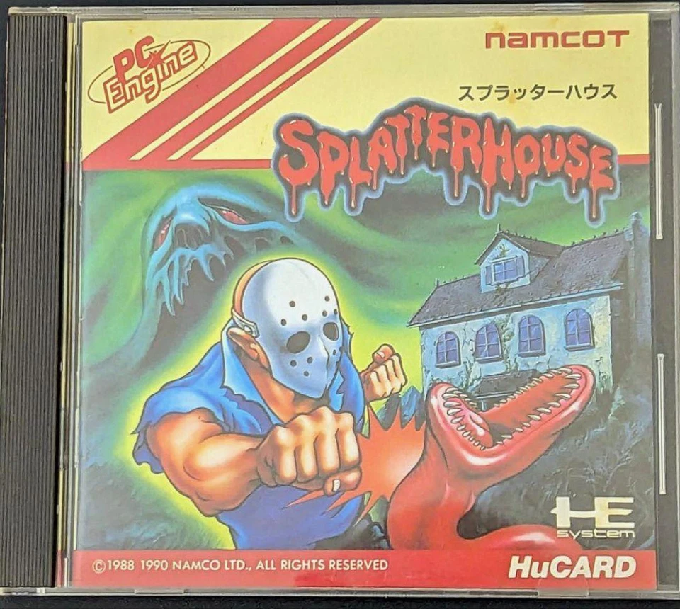 PC ENGINE Namco SPLATTERHOUSE HuCARD Rare Japan - Image 1 of 1