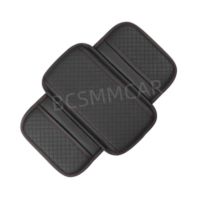 Caja protectora de reposabrazos central para automóvil cubierta de soporte bajo cuero PU antiarañazos Foto 1 de 4