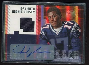 2006 UPPER DECK SPX FOOTBALL CHAD JACKSON ROOKIE AUTO JERSEY /399 - Picture 1 of 1